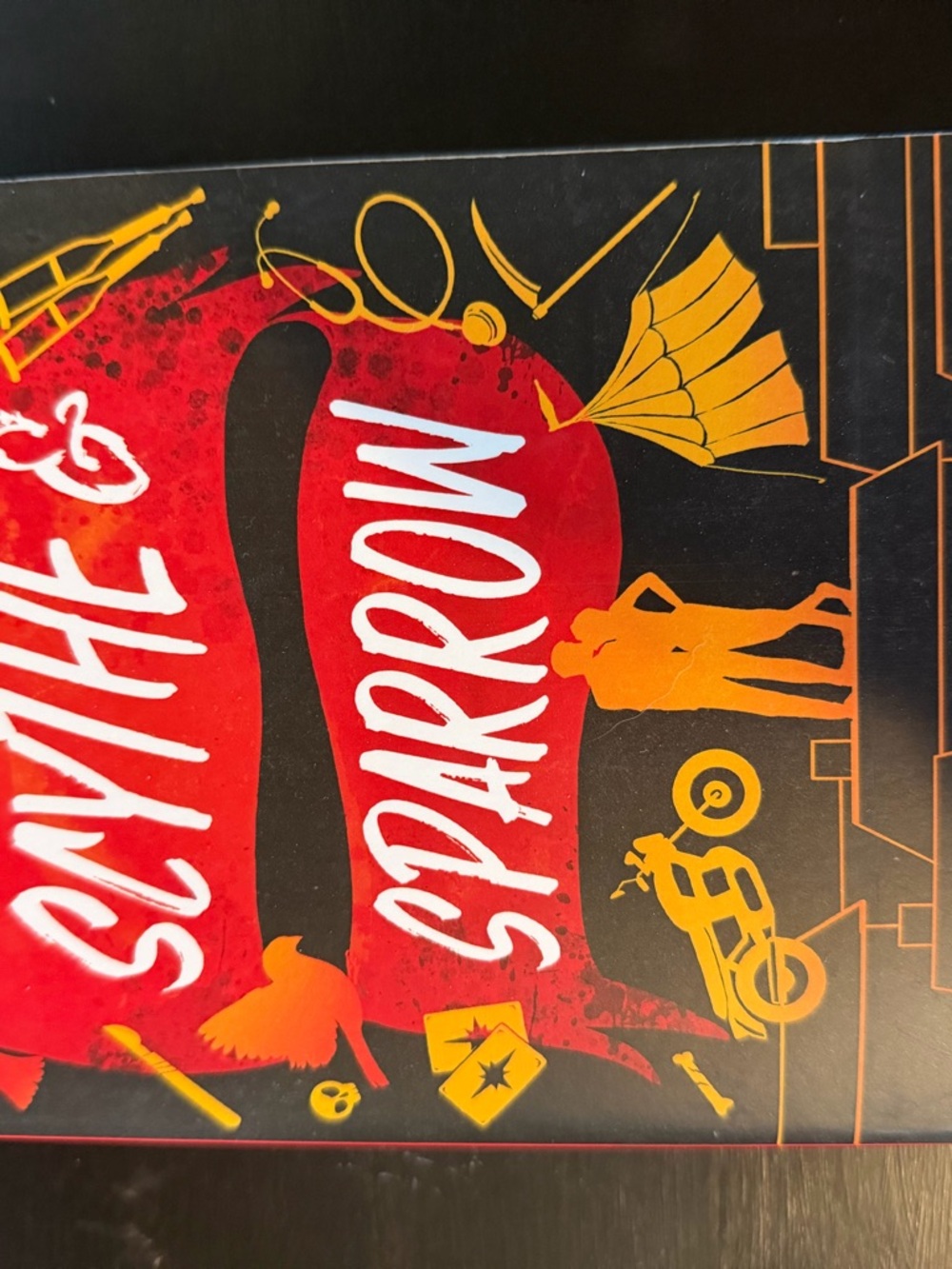 Scythe & Sparrow Graphic Book - Black & Red Cover